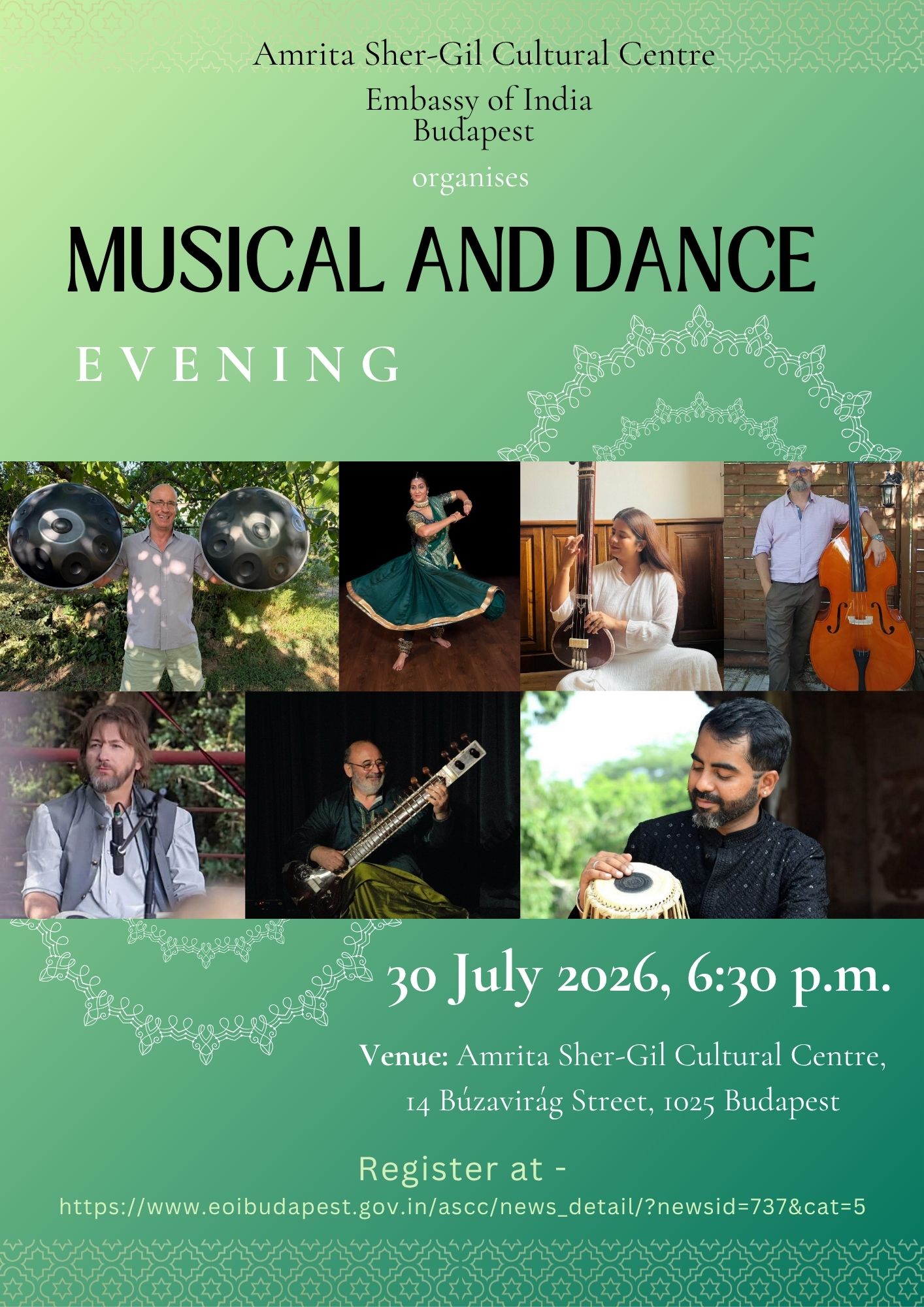 Indiai klasszikus-világzenei és tánc koncert / Indian classical and world music and dance concert